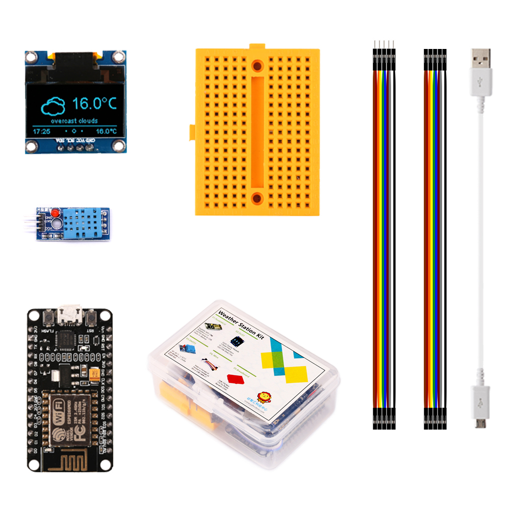 Esp8266 - ESP8266 기상 관측소 DIY 키트, 온도