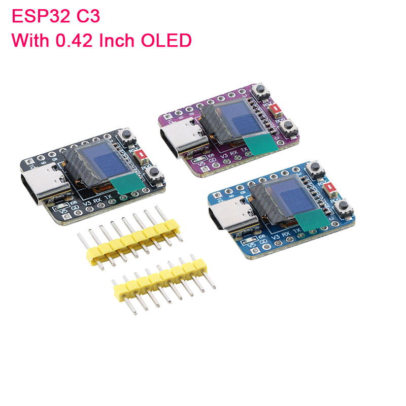 Esp32 C3 - ESP32-C3 0.42인치 화면 OLED 백색광 디스플레이