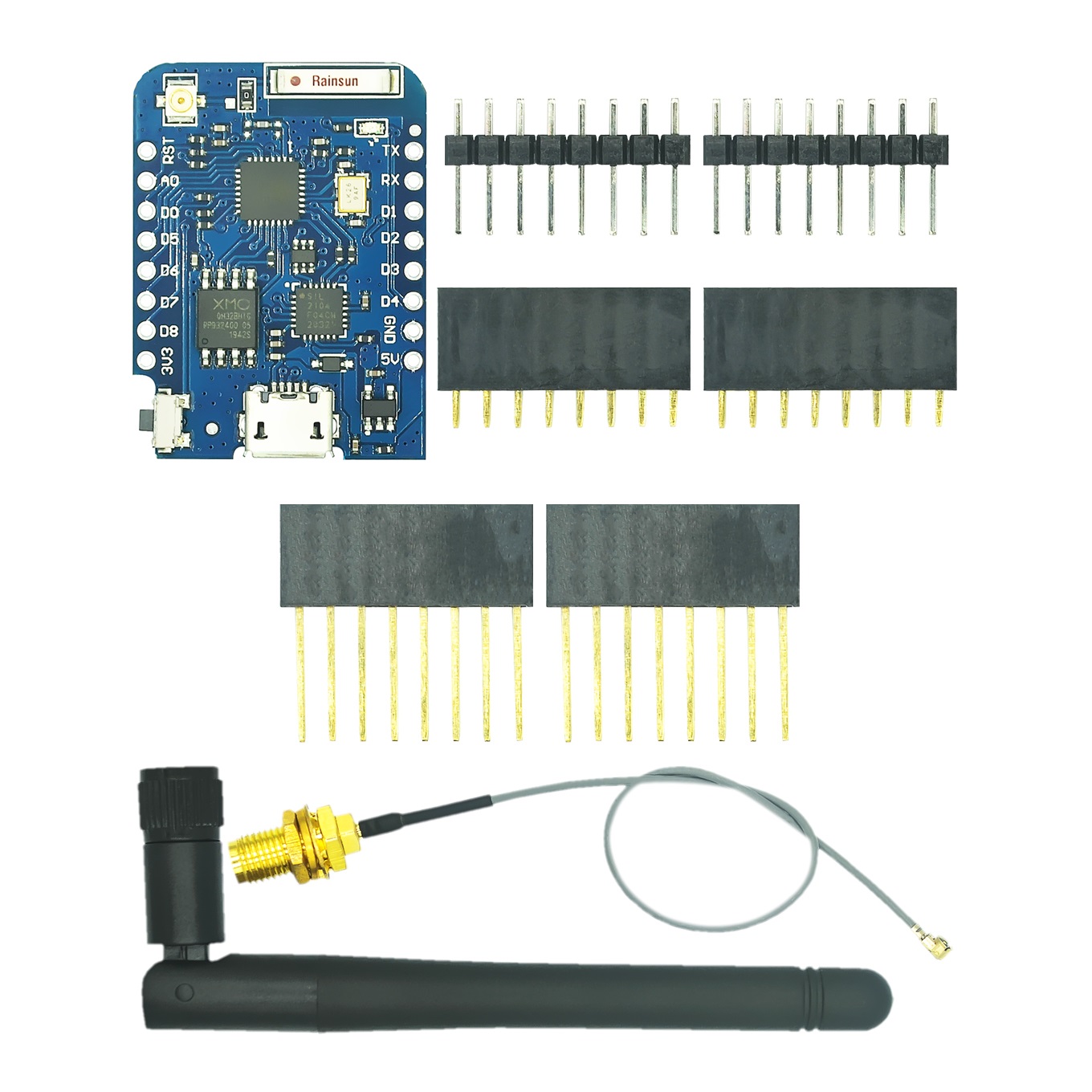 WEMOS D1 미니 프로 외부 안테나 커넥터, Nod - Esp8266 Nodemcu 리뷰 및 가격