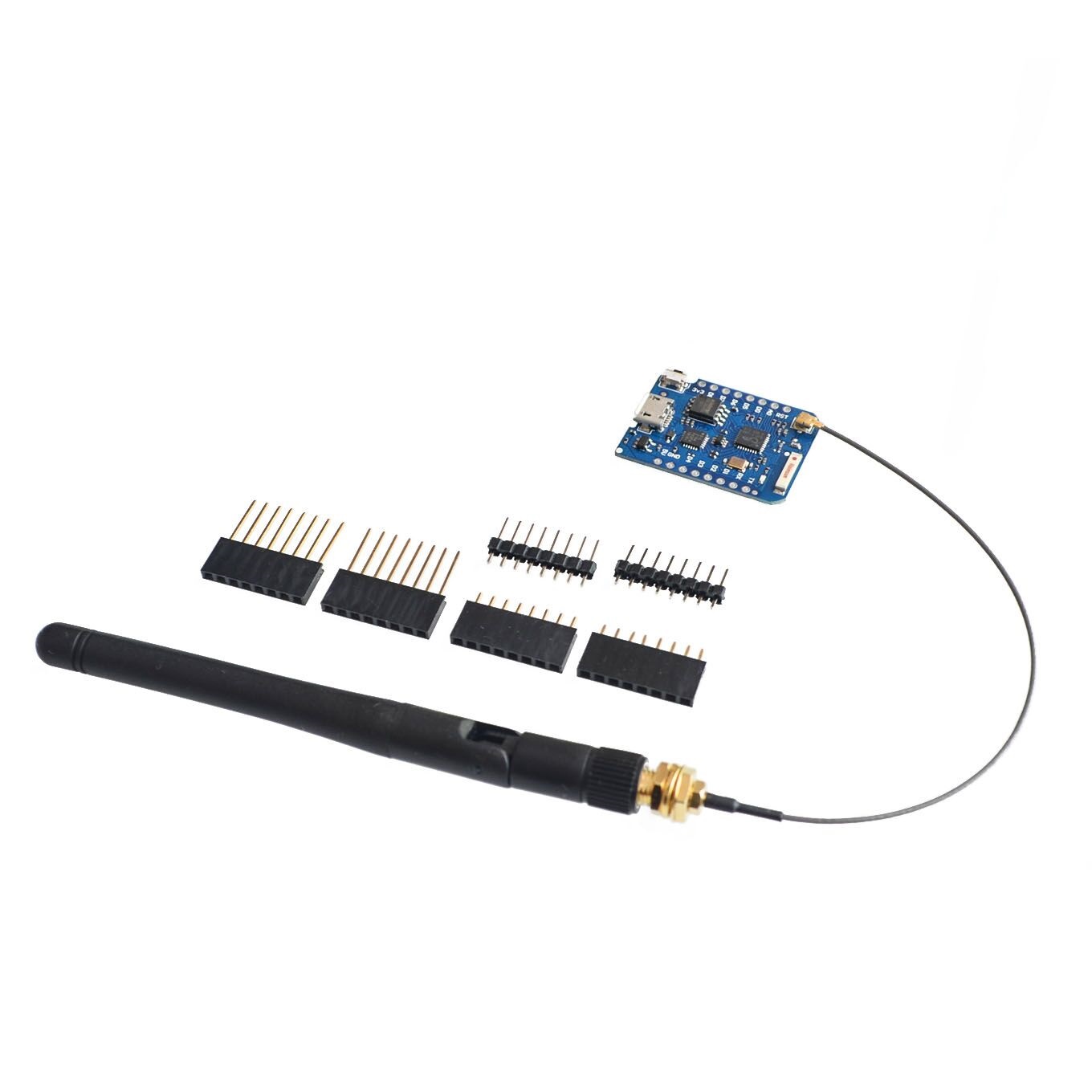 WEMOS D1 미니 프로 외부 안테나 커넥터, Nod - Esp8266 Nodemcu 리뷰 및 가격
