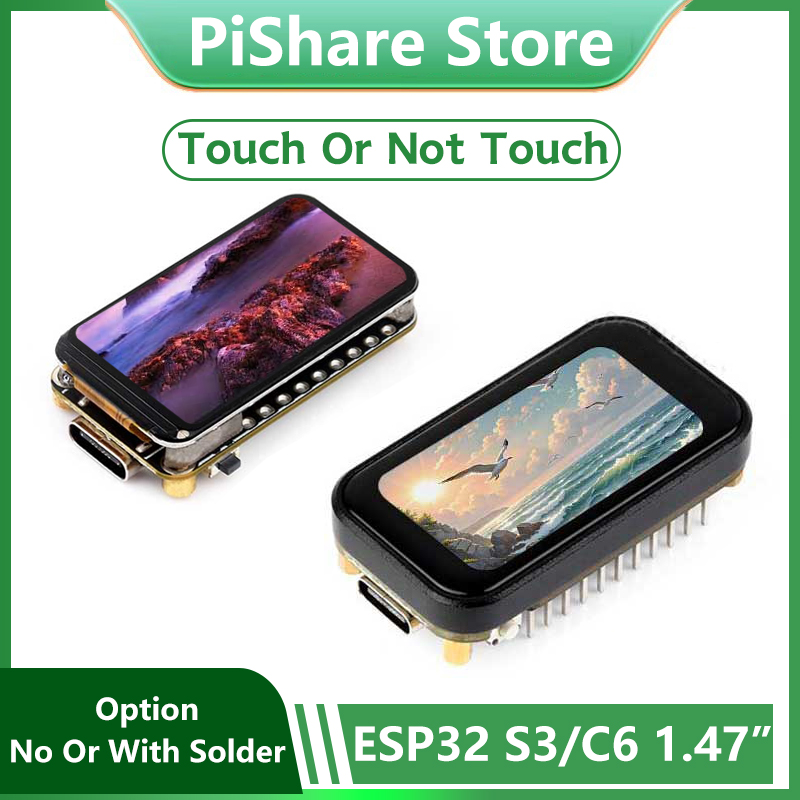 ESP32 C6 ST7789 1.47인치 터치 LCD  - Esp32 C6 리뷰 및 가격