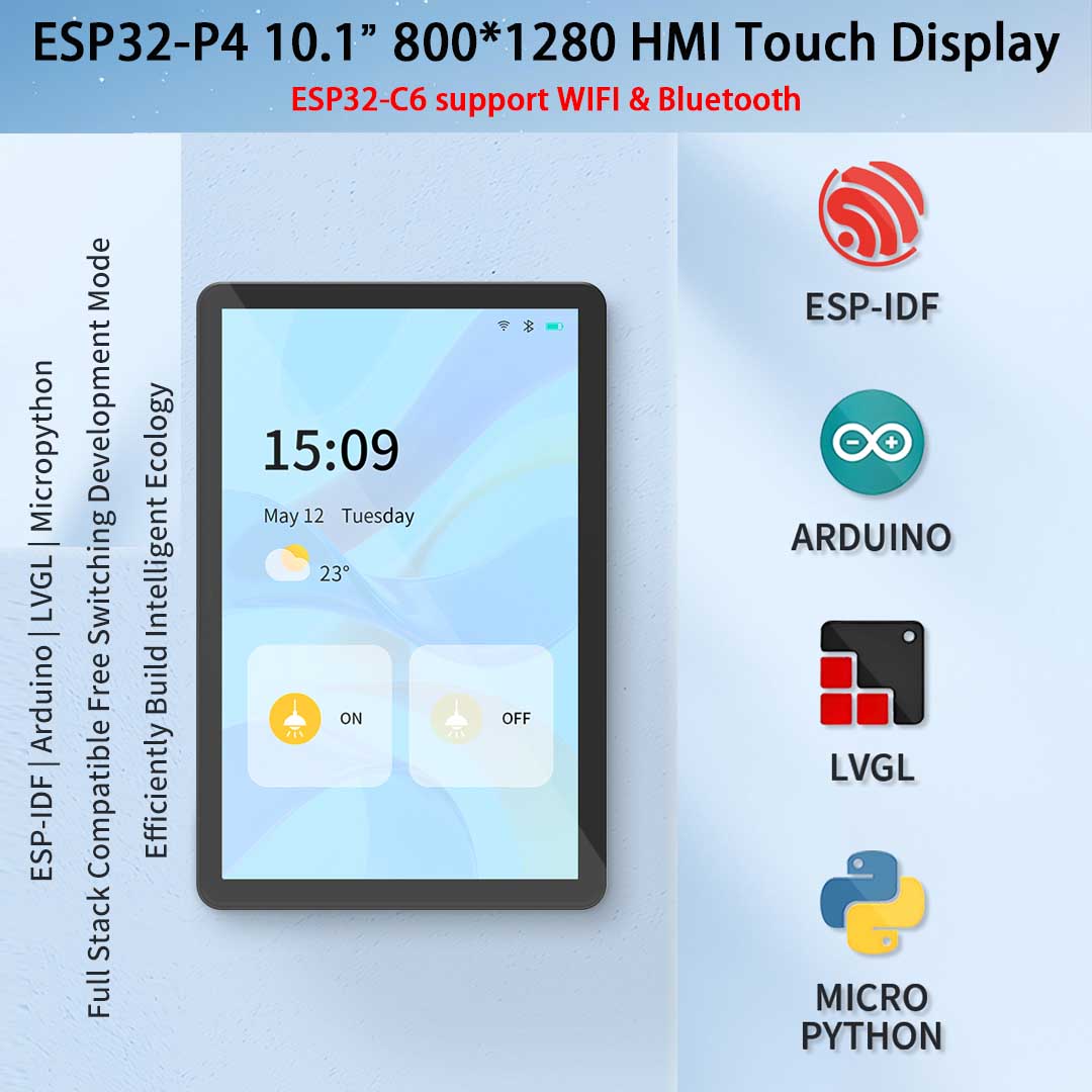 ESP32-P4 10.1 인치 800*1280 IPS  - Esp32 P4 리뷰 및 가격