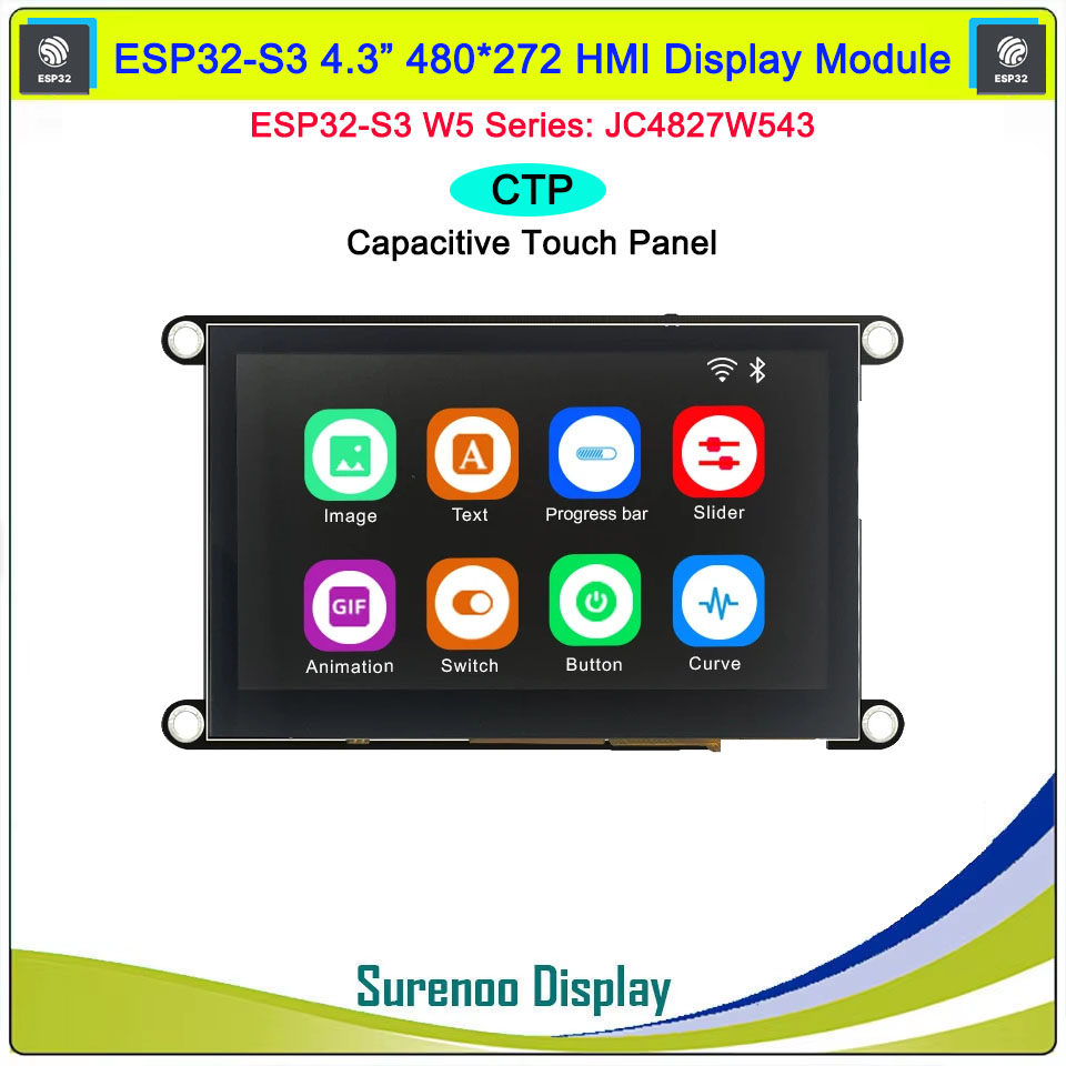 Guition HMI W5 ESP32-S3-N4R8 J - Esp32 P4 리뷰 및 가격