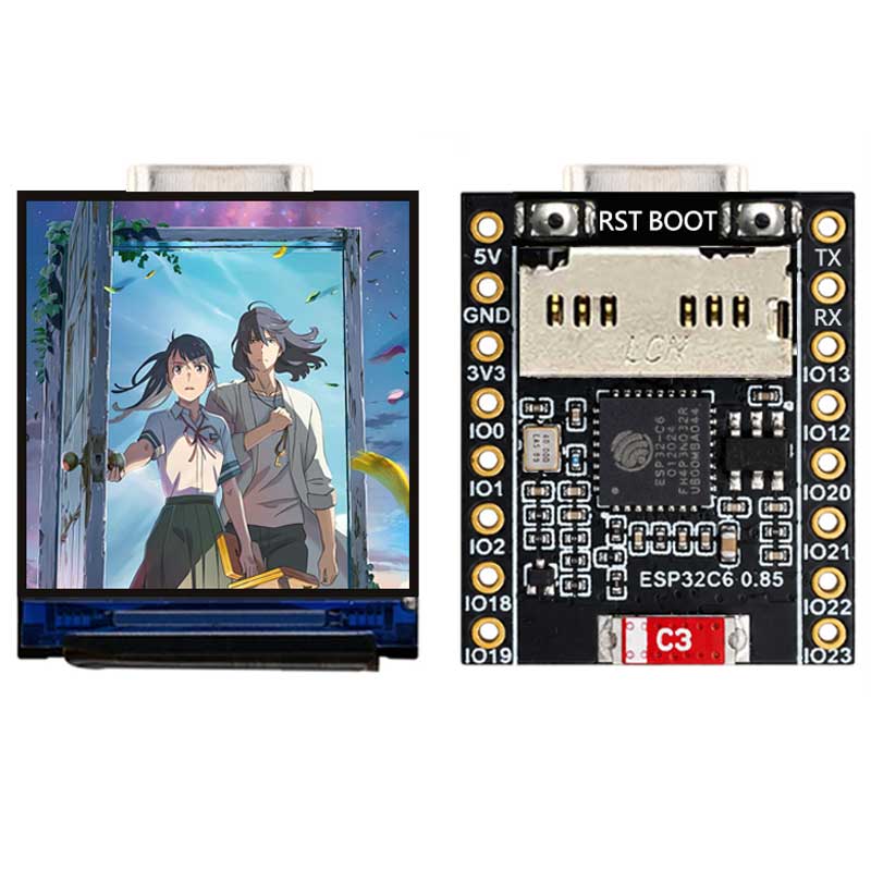 ESP32-C6 0.85인치 디스플레이 LCD 개발 보 - Esp32 C6 리뷰 및 가격