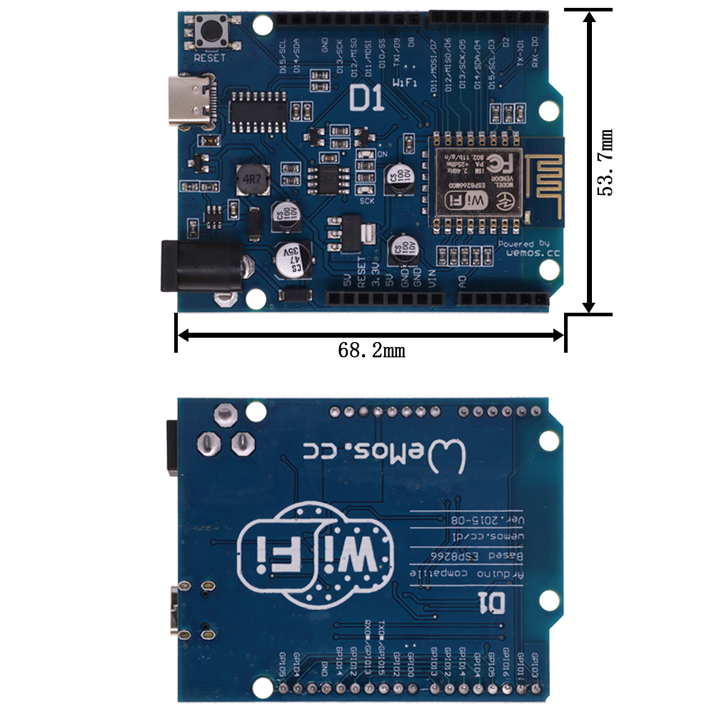 ESP-12E WeMos 스마트 전자 와이파이 개발 보 - Esp8266 Nodemcu 리뷰 및 가격